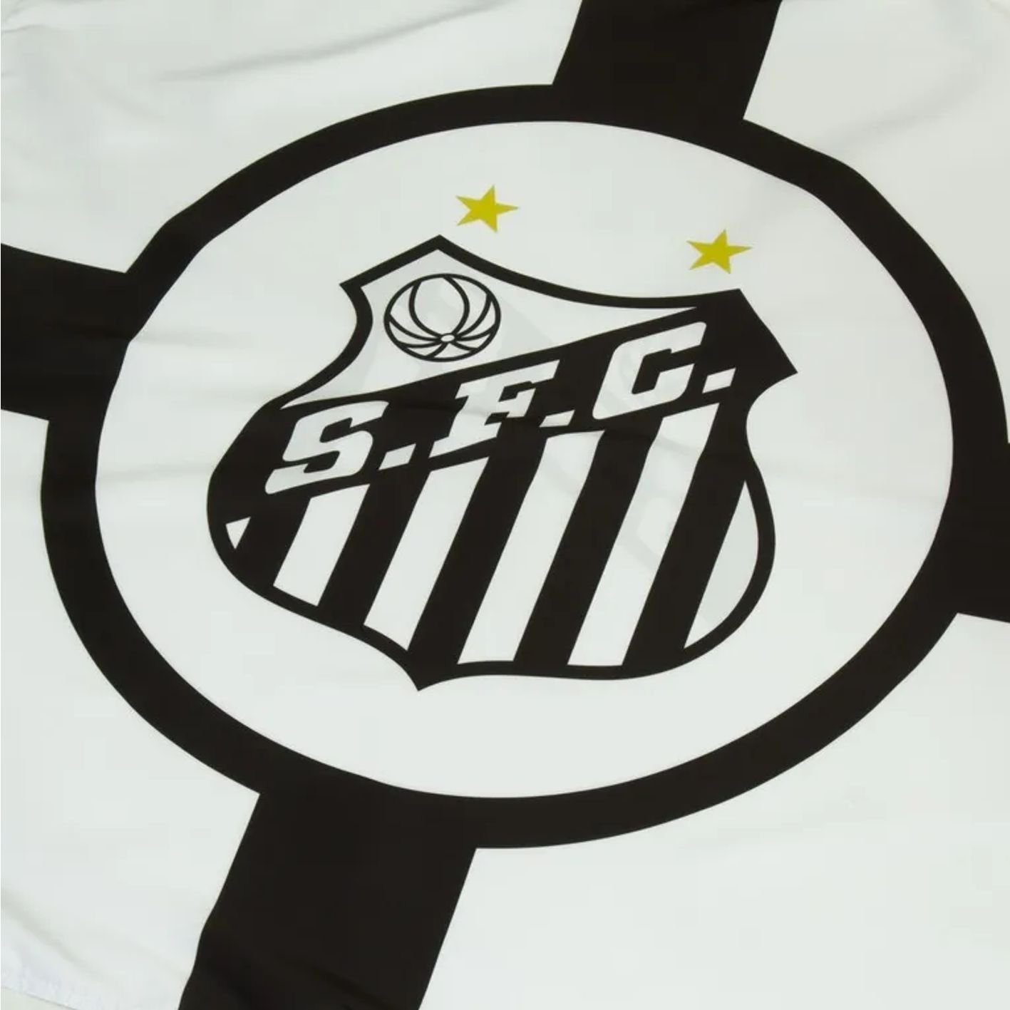 Bandeira Santos Oficial Torcedor Estampada Um Lado 126x86cm