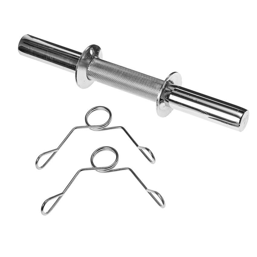 Barra Maciça Polimet 30cm Cromada Com Presilha