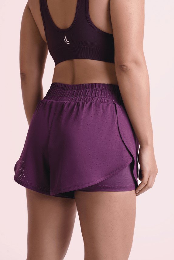 Bermuda Lupo Feminino AF Duplo Running 77261