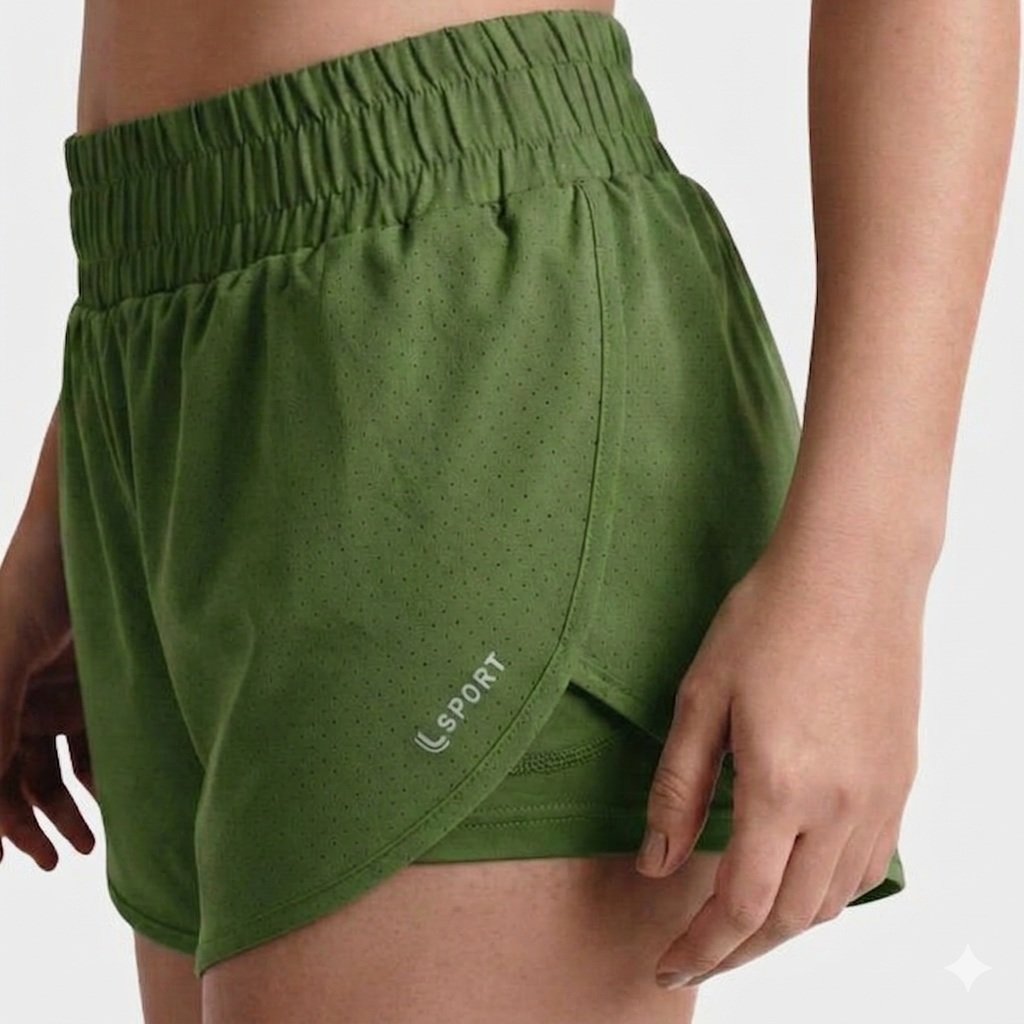 Bermuda Lupo Feminino AF Duplo Running 77261