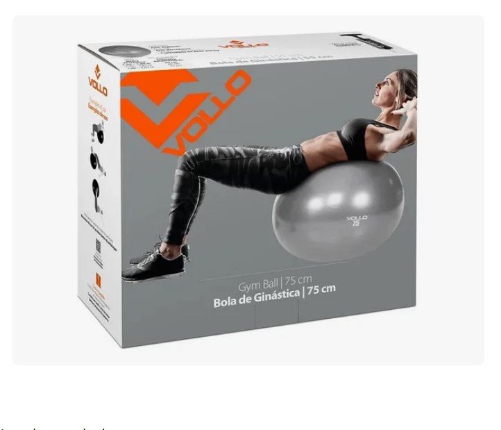Bola de Ginástica GYM BALL c/bomba Vollo