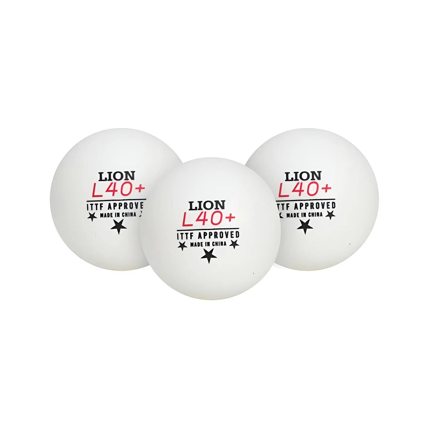 Bola Ping Pong DHS Lion 3 Estrelas ITTF 31005P