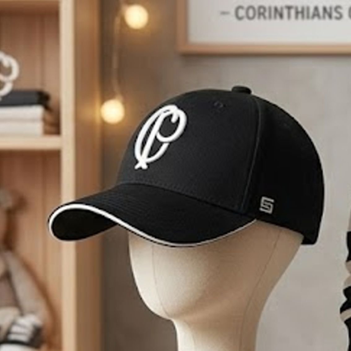 Bone Corinthians Infantil Bordado Supercap 38479