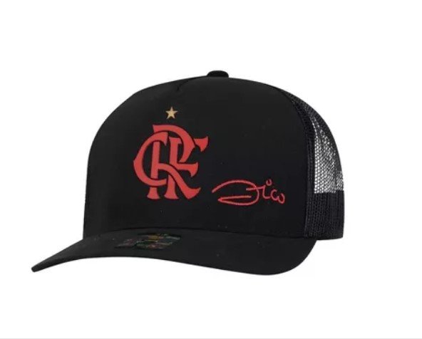 Bone Supercap Flamengo Zico Silk 3D 30348