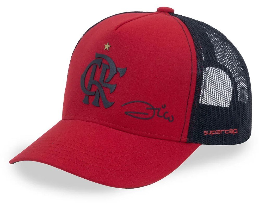 Bone Supercap Flamengo Zico Silk 3D 30348