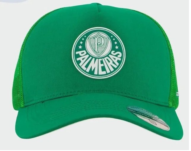 Bone Supercap Palmeiras Trucker Silk 37662