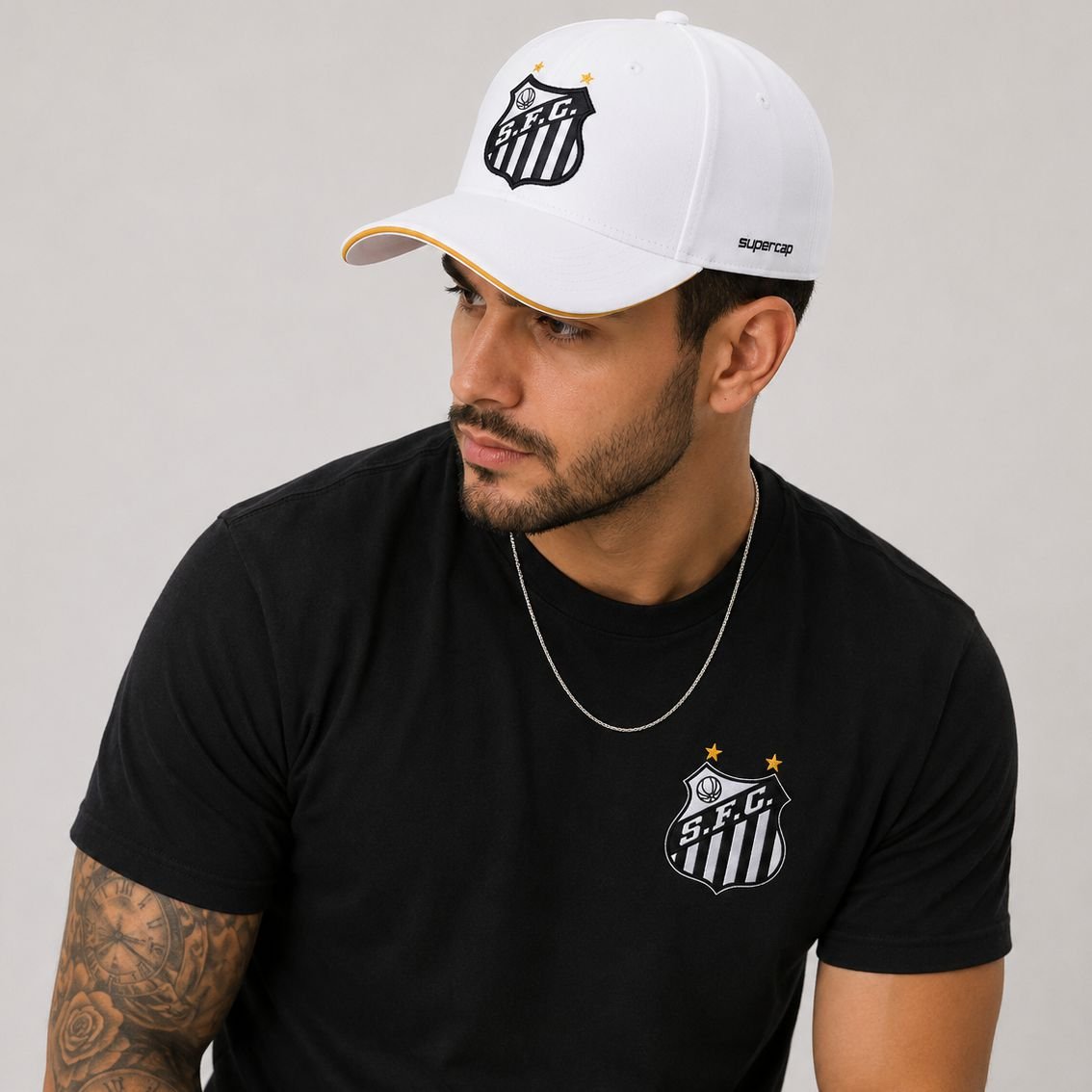Bone Supercap Santos Patch Aplicado 38973