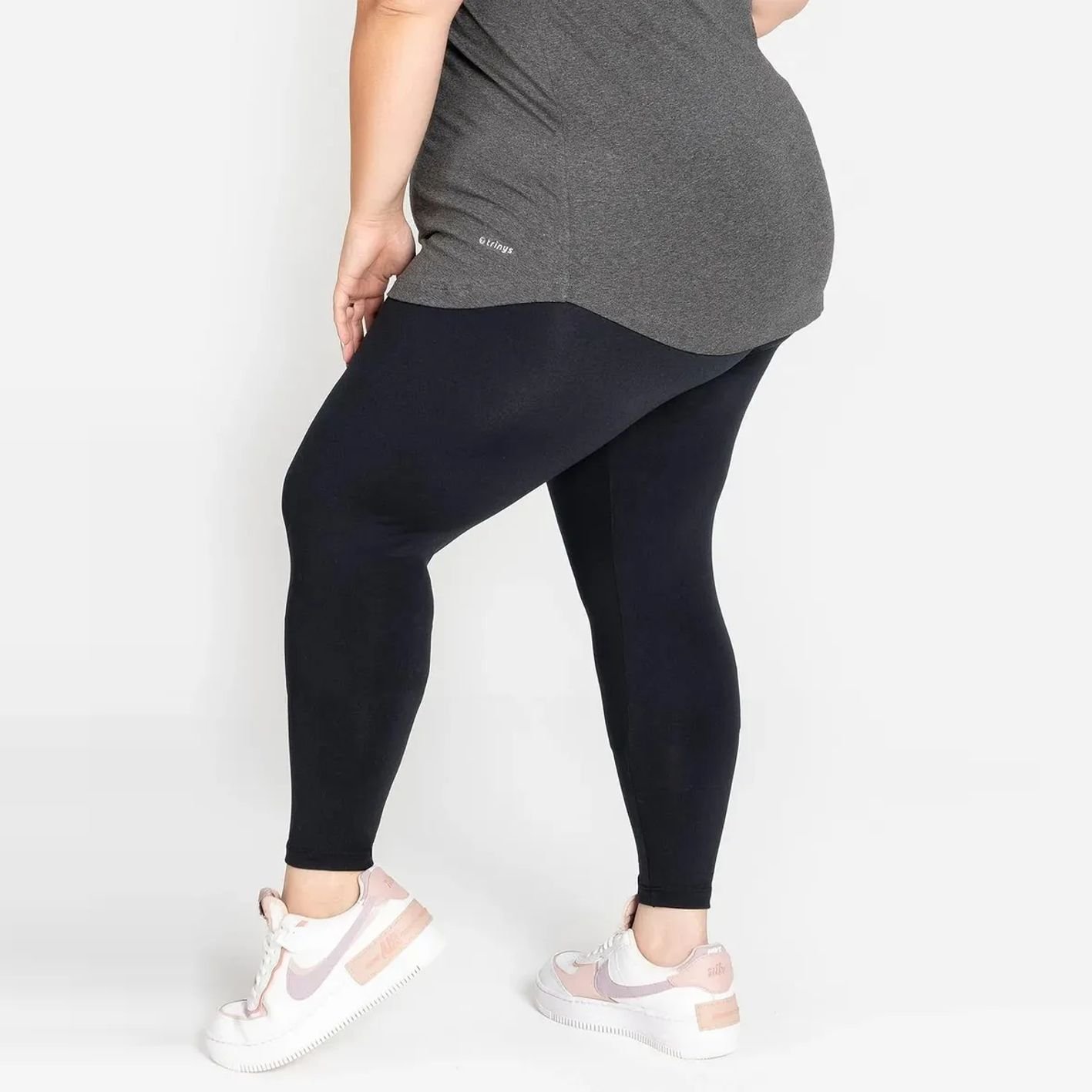 Calça Legging Plus Size Trinys Ginástica Fitness F11593SP