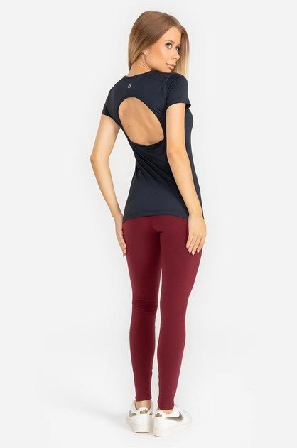 Calça Legging Trinys Ginástica Confortável Linda A724 Vinho