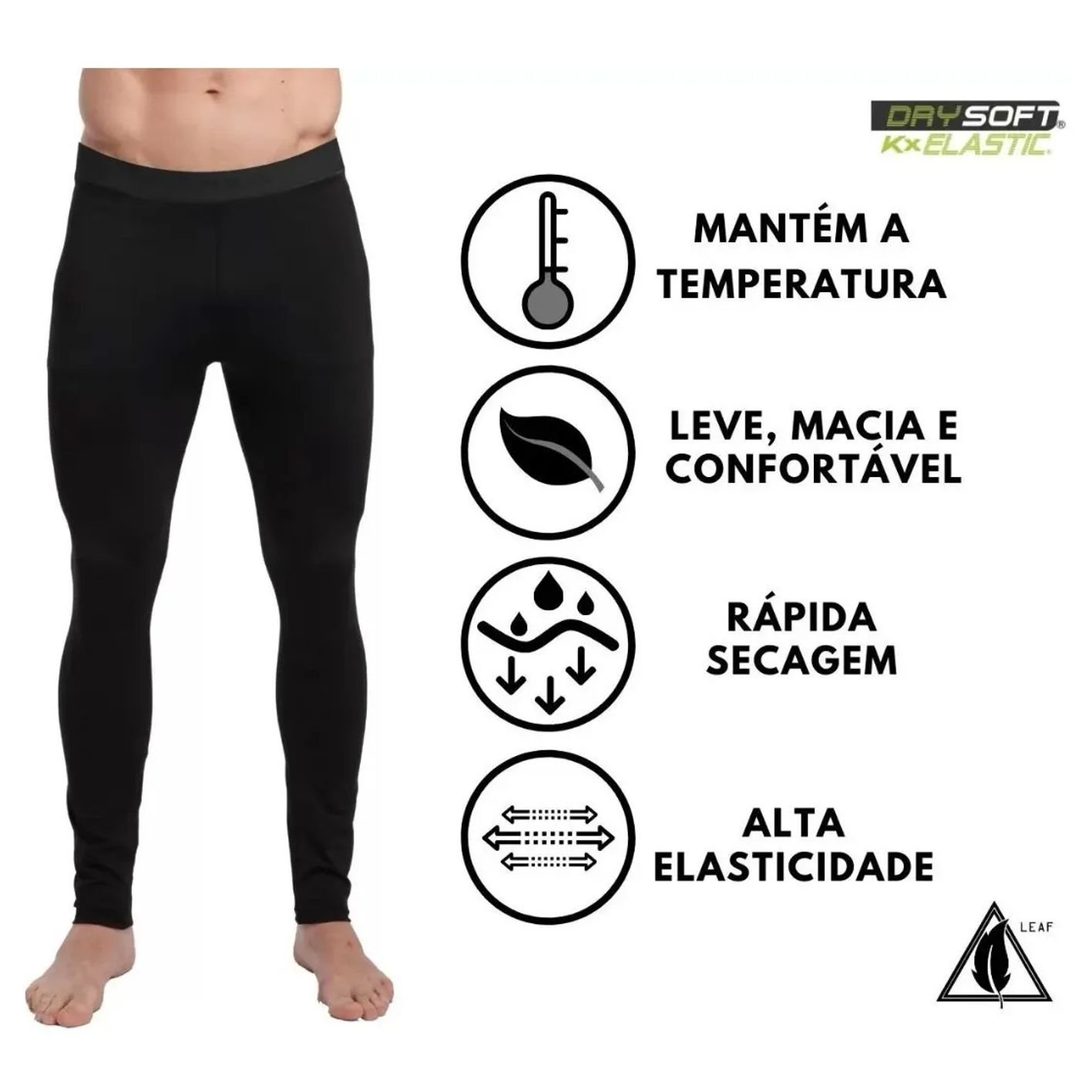 Calça Térmica Segunda Pele Masculina Kanxa 6420
