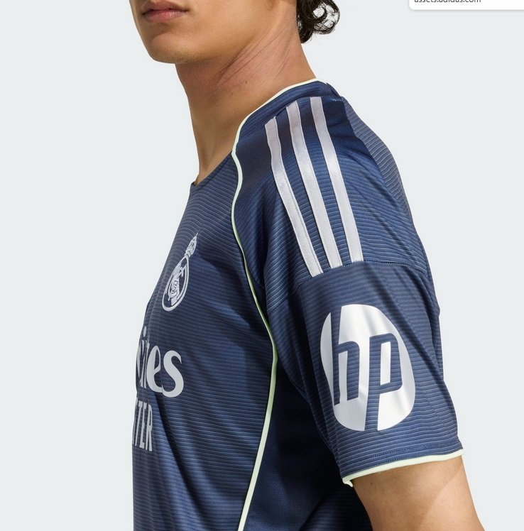 Camisa Adidas Real Madrid II Masculina 25/26 JJ4182