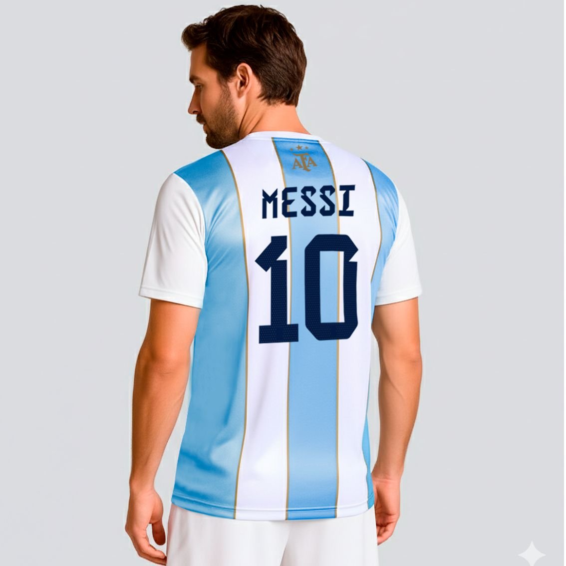 Camisa Argentina Messi Masculina Balboa 14789
