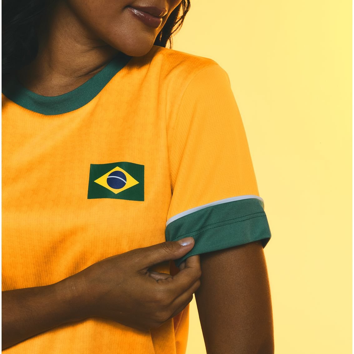 Camisa Brasil Feminina SAGA Braziline