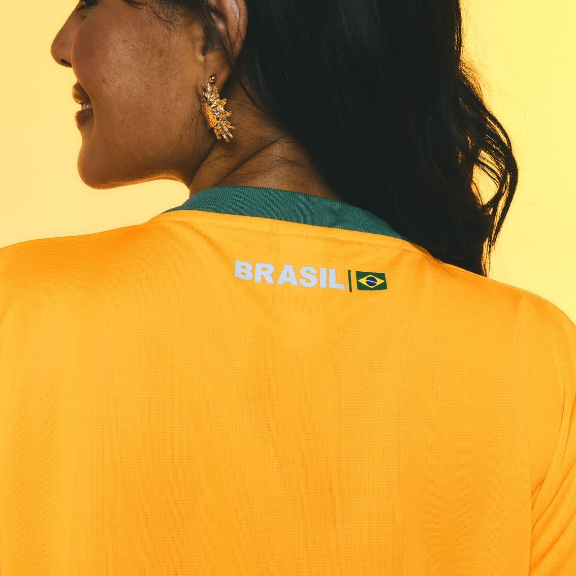 Camisa Brasil Feminina SAGA Braziline