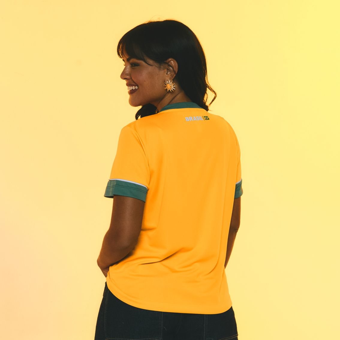 Camisa Brasil Feminina SAGA Braziline