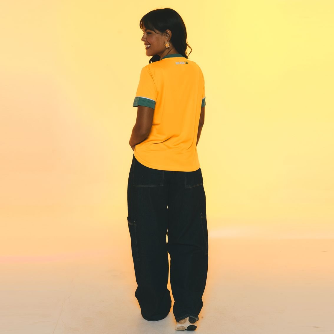 Camisa Brasil Feminina SAGA Braziline