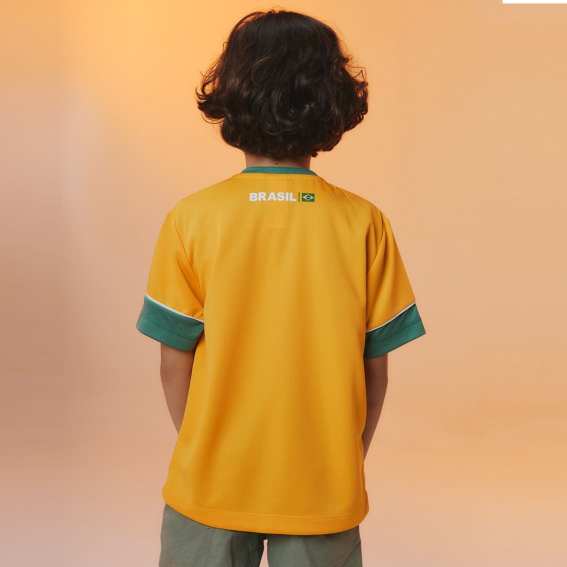 Camisa Brasil Infantil SAGA Braziline