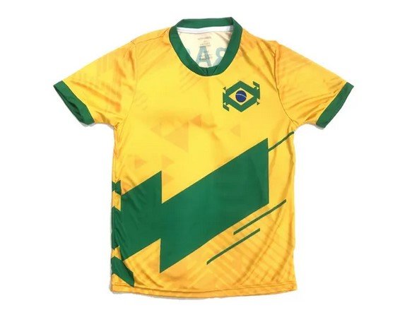 Camisa Brasil Infantil Torcedor Comemorativa Copa Do Mundo
