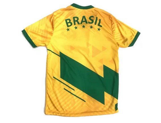 Camisa Brasil Infantil Torcedor Comemorativa Copa Do Mundo