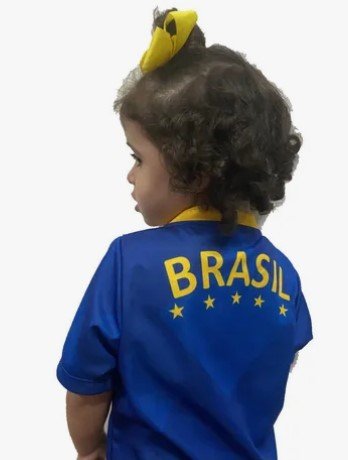 Camisa Brasil Infantil Torcedor Comemorativa Copa Do Mundo