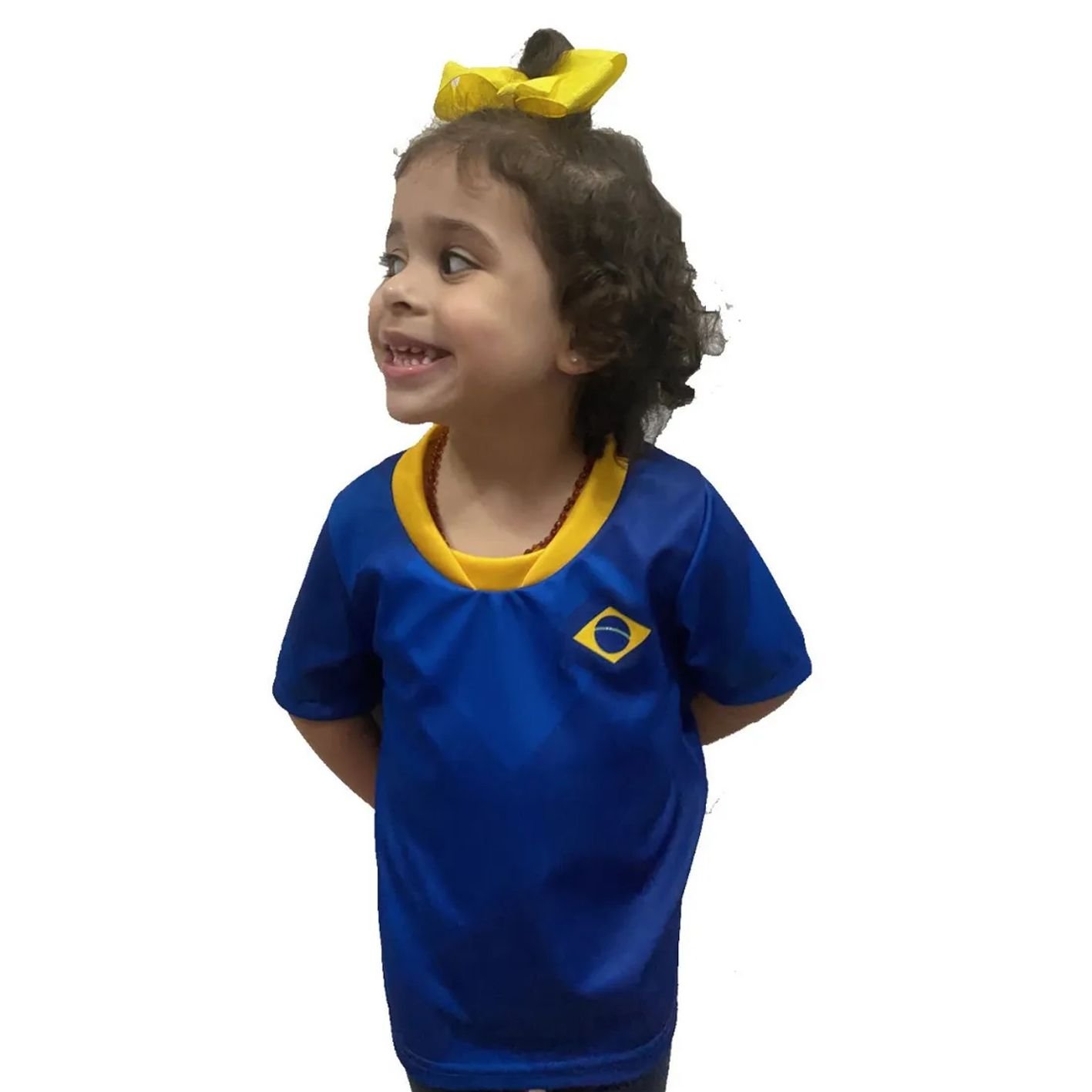 Camisa Brasil Infantil Torcedor Copa Do Mundo Confc. Paraná