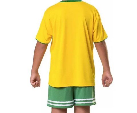 Camisa Brasil Infantil Torcedor Oficial Comemorativa Elite