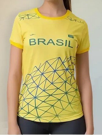 Camisa Brasil Infantil Torcedor Oficial Comemorativa Elite