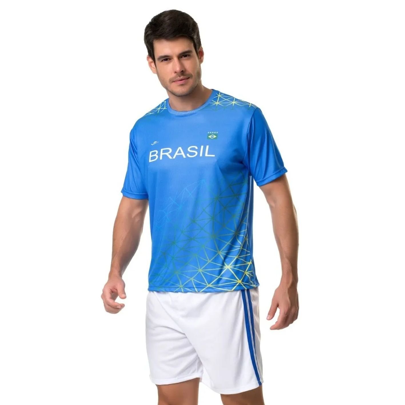 Camisa Brasil Masculina Elite Copa 2022 135297 Azul