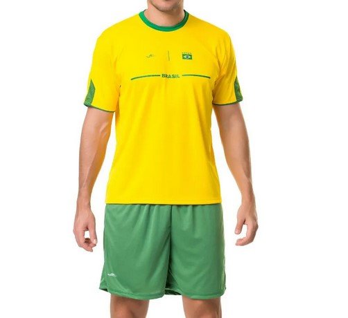 Camisa Brasil Masculina Elite Copa 2022 Torcedor