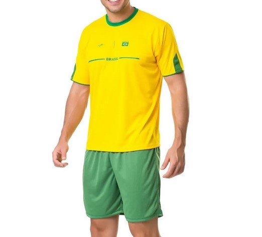 Camisa Brasil Masculina Elite Copa 2022 Torcedor
