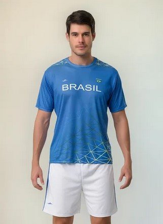 Camisa Brasil Masculina Elite Copa 2022 Torcedor C