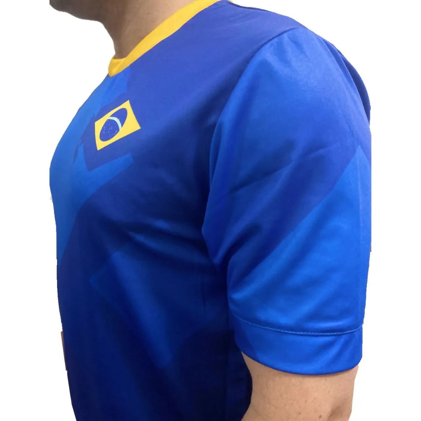 Camisa Brasil Masculina Torcedor Comemorativa Copa Do Mundo Conf. Paraná