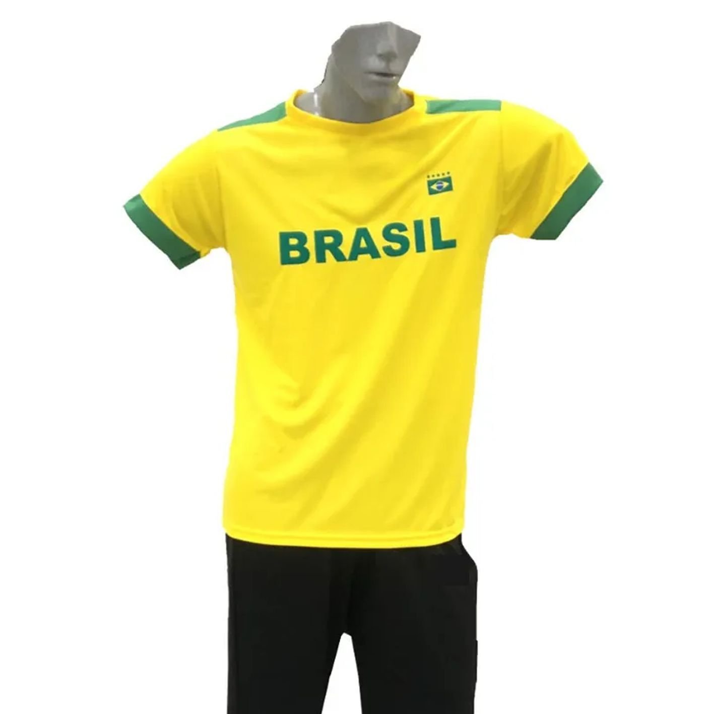 Camisa Brasil Masculina Torcedor Comemorativa Copa Trb