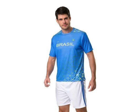 Camisa Brasil Masculina Torcedor Comemorativa Elite 135297