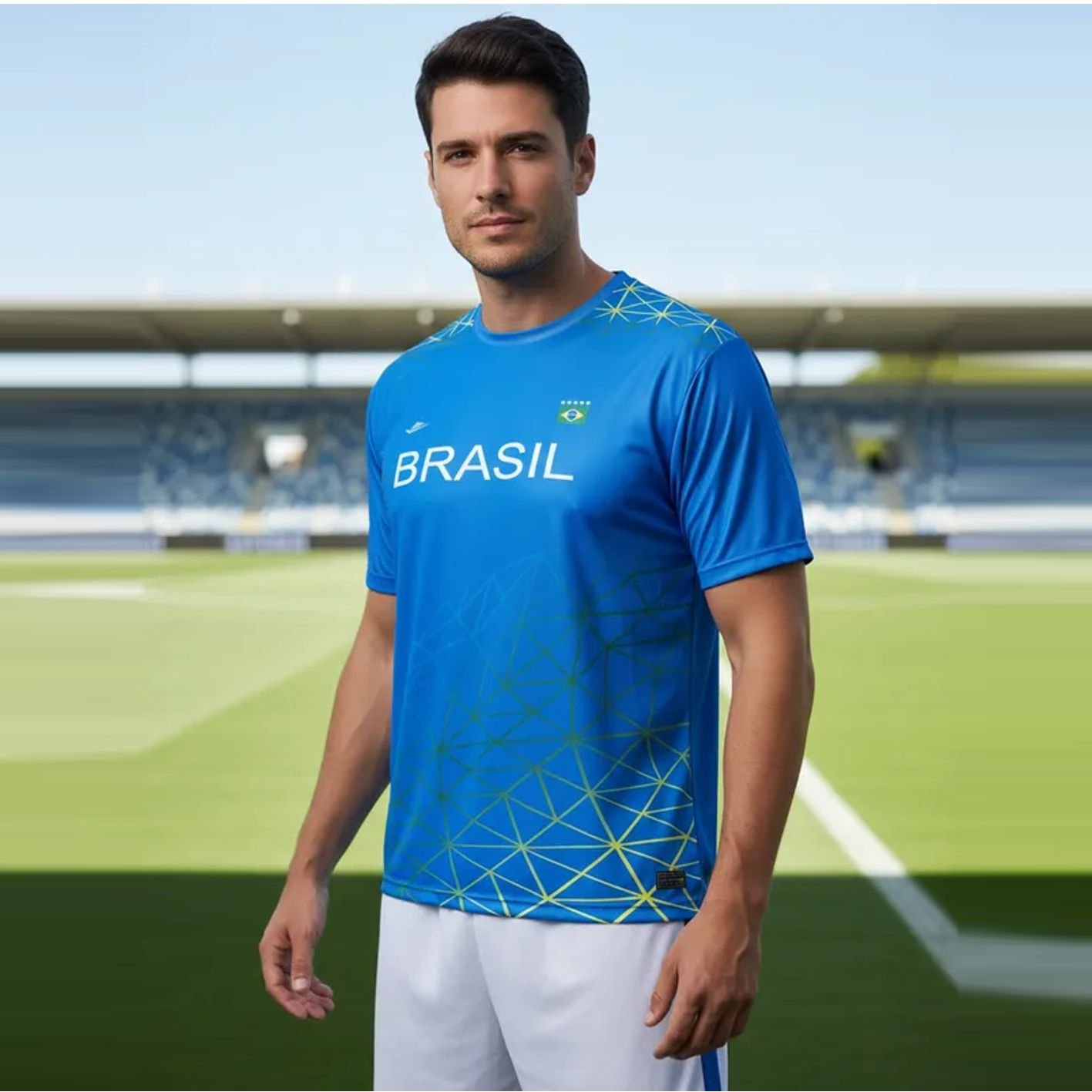 Camisa Brasil Masculina Torcedor Comemorativa Elite 135297