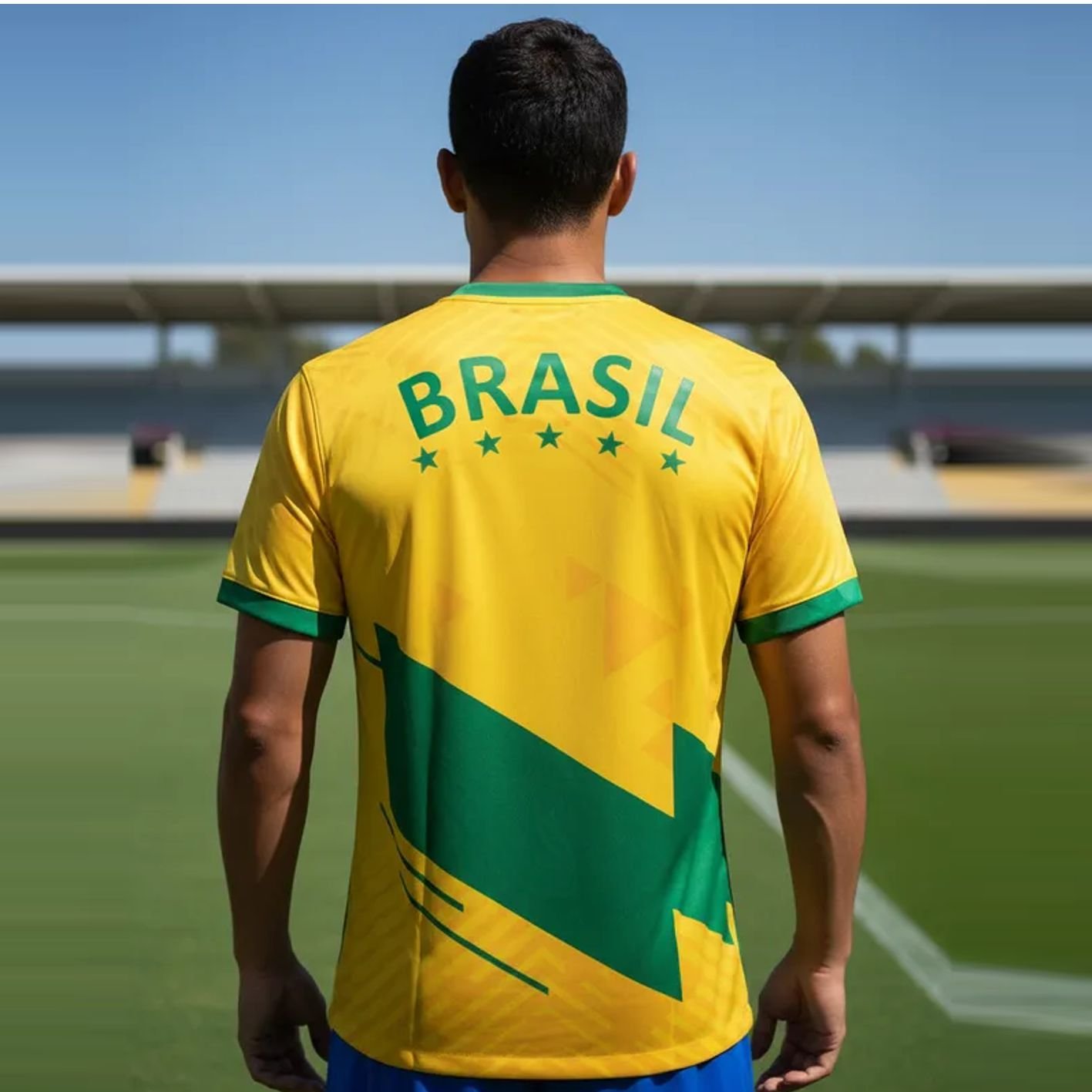 Camisa Brasil Masculina Torcedor Copa Do Mundo Confecção Paraná