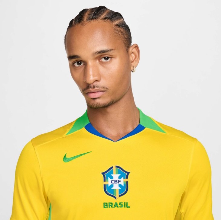 Camisa Brasil Nike I Mascculina 2025 FZ9011-718