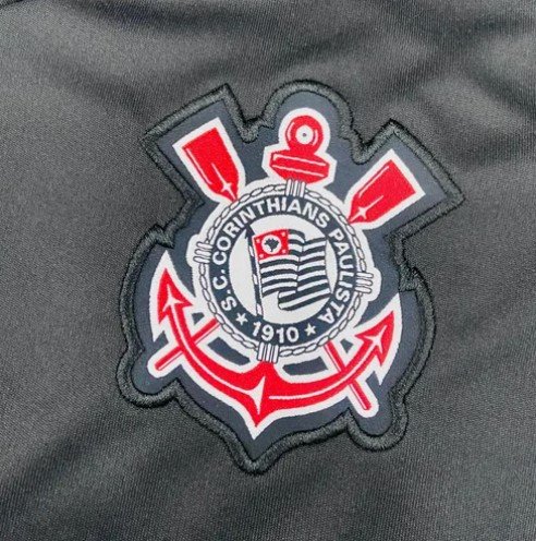 Camisa Corinthians Decote V Infantil Revedor CR0343B