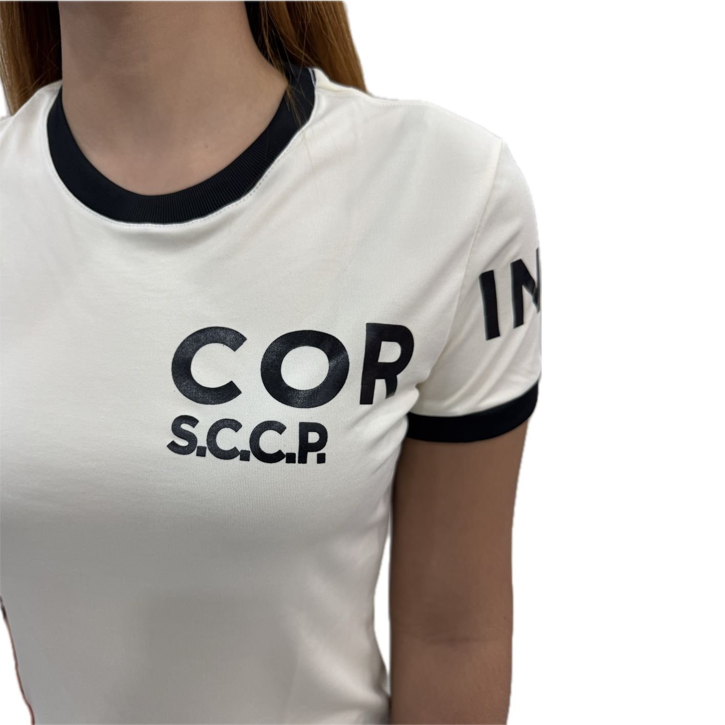 Camisa Corinthians Feminina C/GOLA Punho e Silk 32354