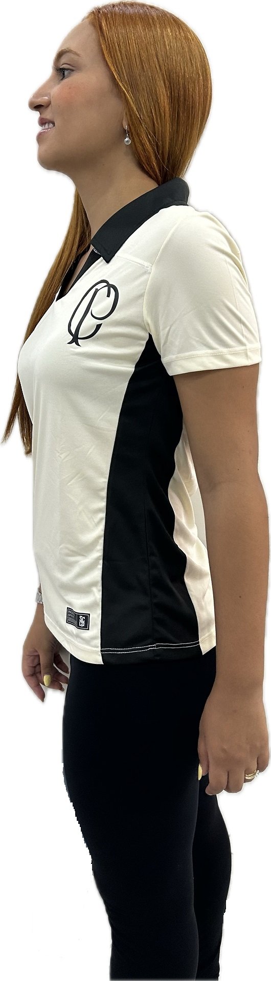 Camisa Corinthians Feminina Gola V Polo 32679