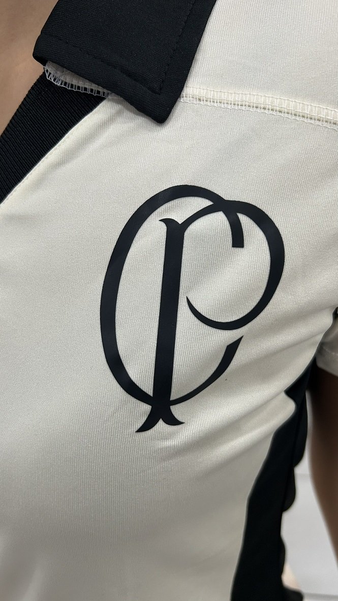 Camisa Corinthians Feminina Gola V Polo 32679