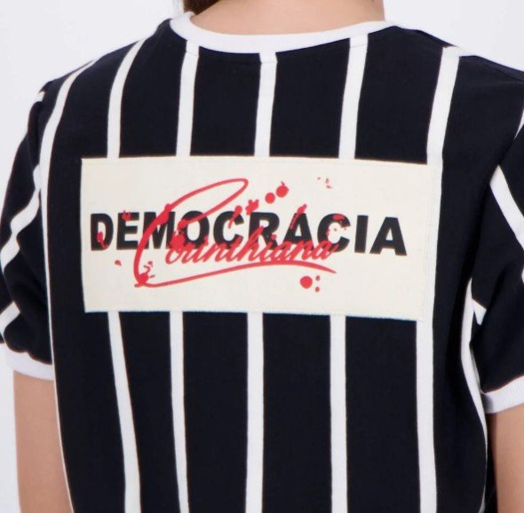 Camisa Corinthians Feminina Listrada Malha 31499