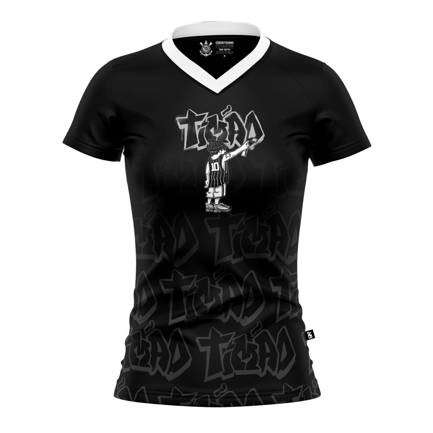Camisa Corinthians Feminina Sublimada CP1255850