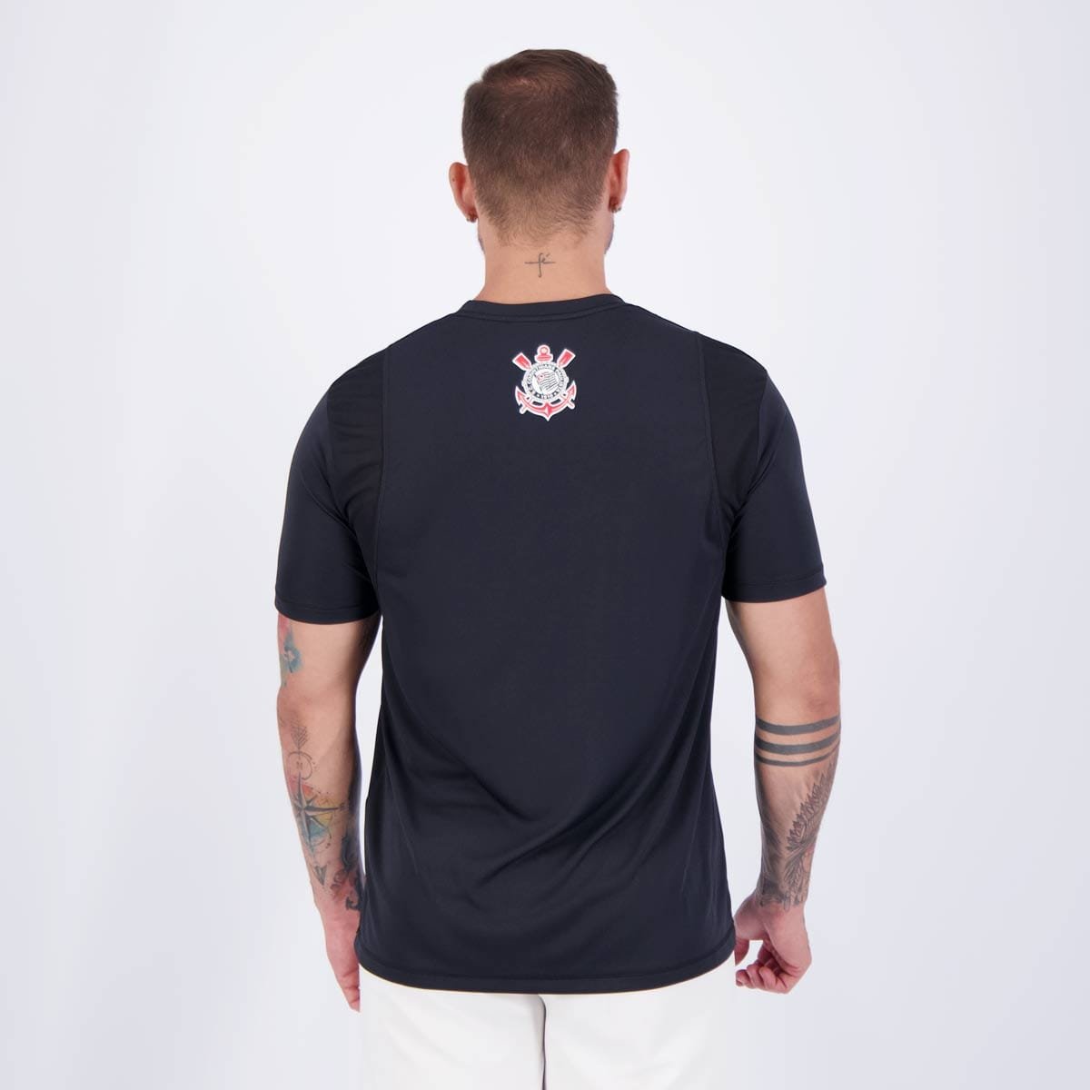 Camisa Corinthians Masculina C/Brasão Frente 32603