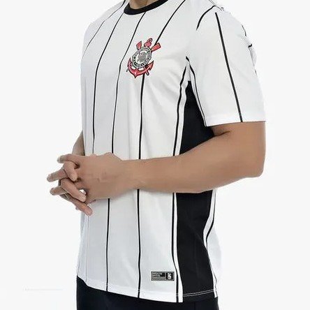 Camisa Corinthians Masculina Fitness Recorte 30097
