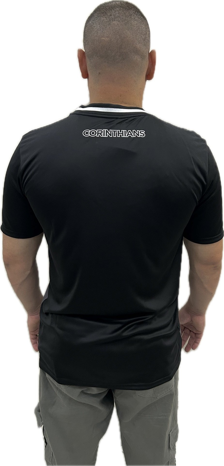 Camisa Corinthians Masculina Gola V Recorte 32345