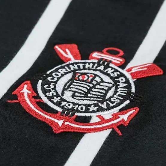 Camisa Corinthians Masculina Listrada 30412