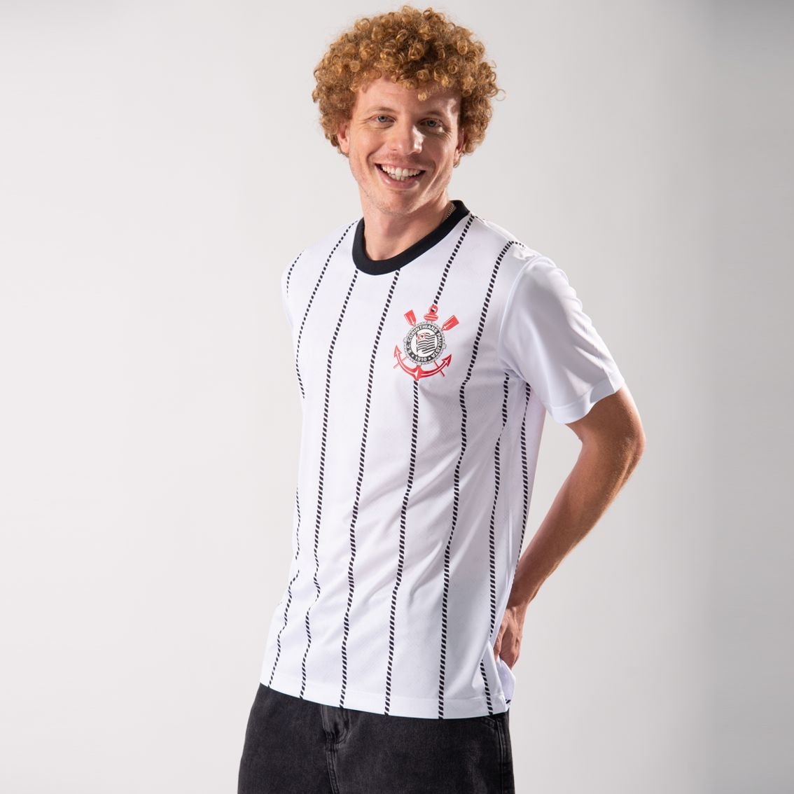 Camisa Corinthians Masculina POVO Braziline