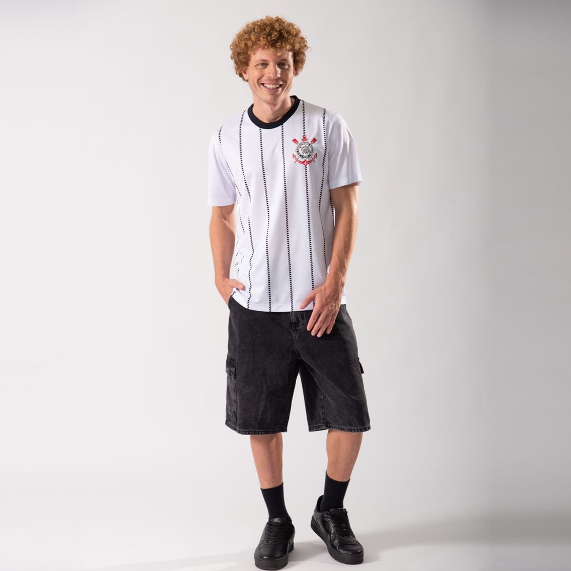 Camisa Corinthians Masculina POVO Braziline