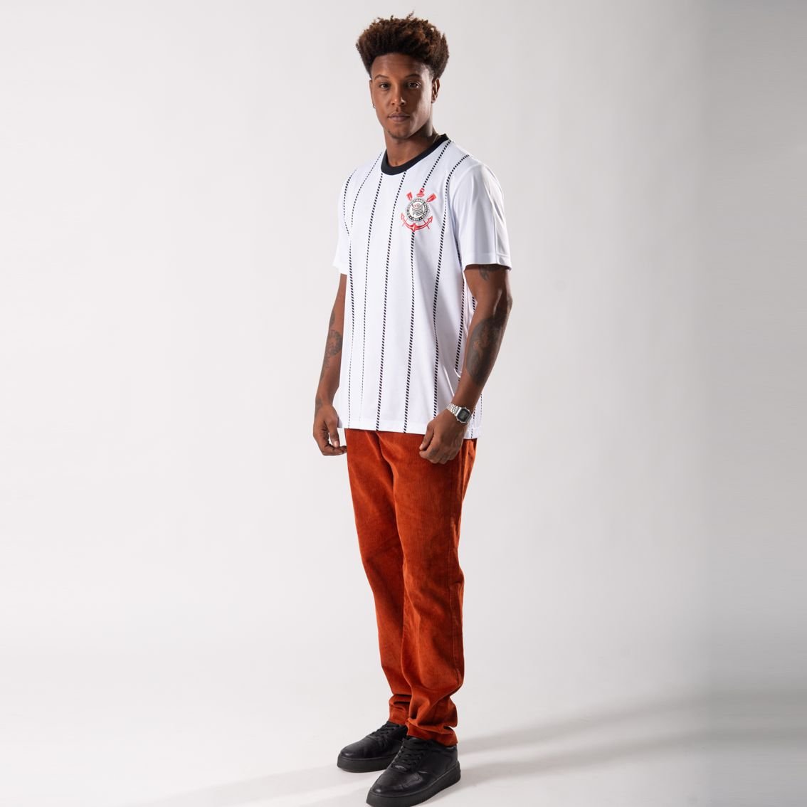 Camisa Corinthians Masculina POVO Braziline